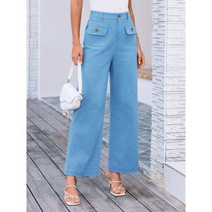 Everyday the Label Women Sky Blue Pants
